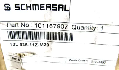 NEW SCHMERSAL T2L 035-11Z-M20 LIMIT SWITCH 101167907 T2L03511ZM20