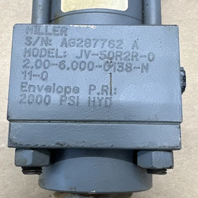 NEW Miller JV-50R2R-02.00-6.000-0138-N11-0