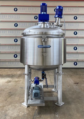 2023 Greaves 1000L DUAL ACTION MIXER Reactors & Kettles - Stainless Steel | Perry Equipment (1)