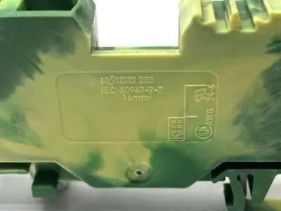 USED WAGO GROUND TERMINAL 2-CONDUCTOR
