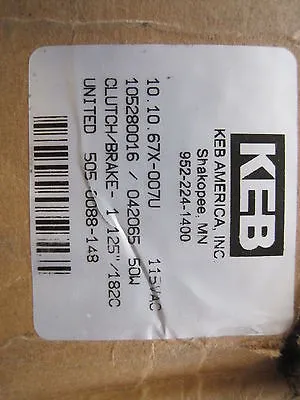 NEW KEB 10.10.67X-007U CLUTCH BRAKE