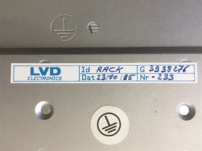 USED LVD G3938276 ( 31 ), CONSISTING OF 6 PARTS:-RACK