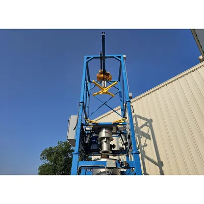 Surplus Material Transfer 4000 LB Bulk Bag Discharger Unloader food grade