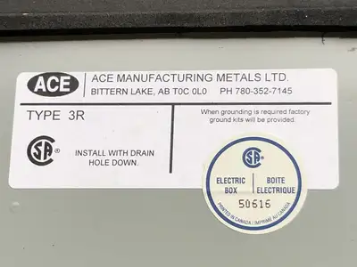 USED ACE MANUFACTURING SS-6-12