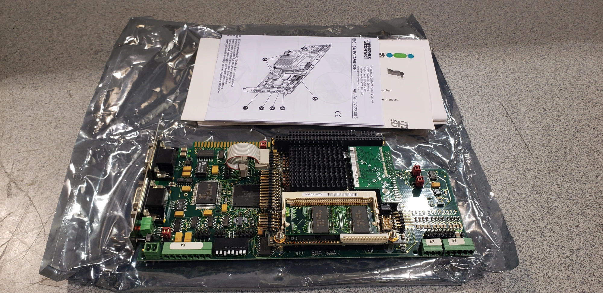 NEW PHOENIX CONTACT IBS-ISA-FC/486DX/I-T
