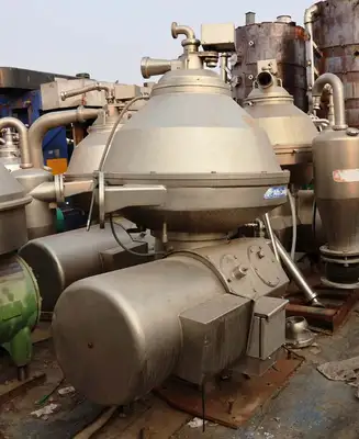 Alfa-Laval PX 80-VGV-14C hermetic refining separator, 316SS.