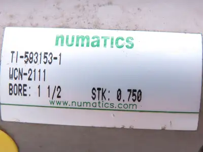 Welker Bearing Co T1300ABDEA025KA Pneumatic Pin Clamp W/Numatics WCN-2111