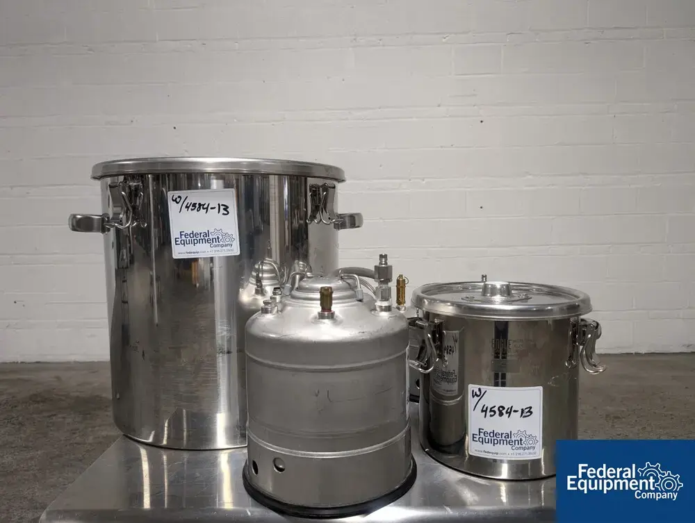 USED Eagle Lot of Stainless Steel Tanks