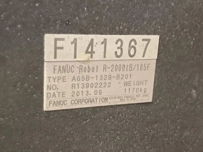 Used 2013 FANUC FANUC R2000IB/165F Robots Michigan US | Aucto #1332178