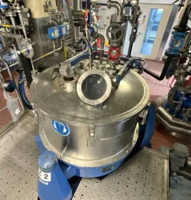 (2) Ellerwerk 735 C perforate basket centrifuges, Hastelloy C-22.