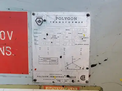 75 kVA Auto Transformer Pri. 480/277 V Sec. 440/254 V