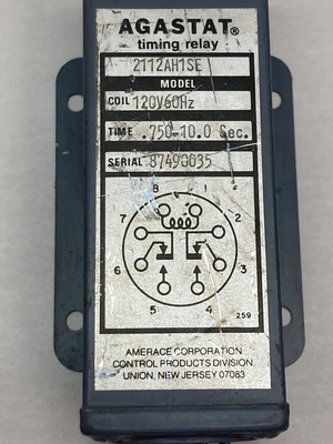 Used AGASTAT 2112AH1SE Miscellaneous Equipment (Electrical & Power) Ohio US | Surplus Asset Holdings #1507096