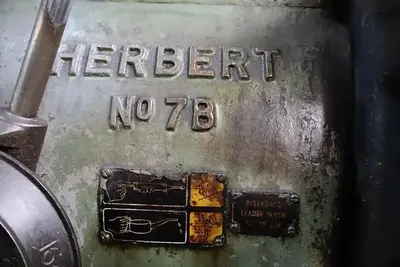 HERBERT NO. 7B COMBINATION TURRET LATHE 23" BED/16" SWING/2.5" BORE/3-7.5HP/20-1000RPM