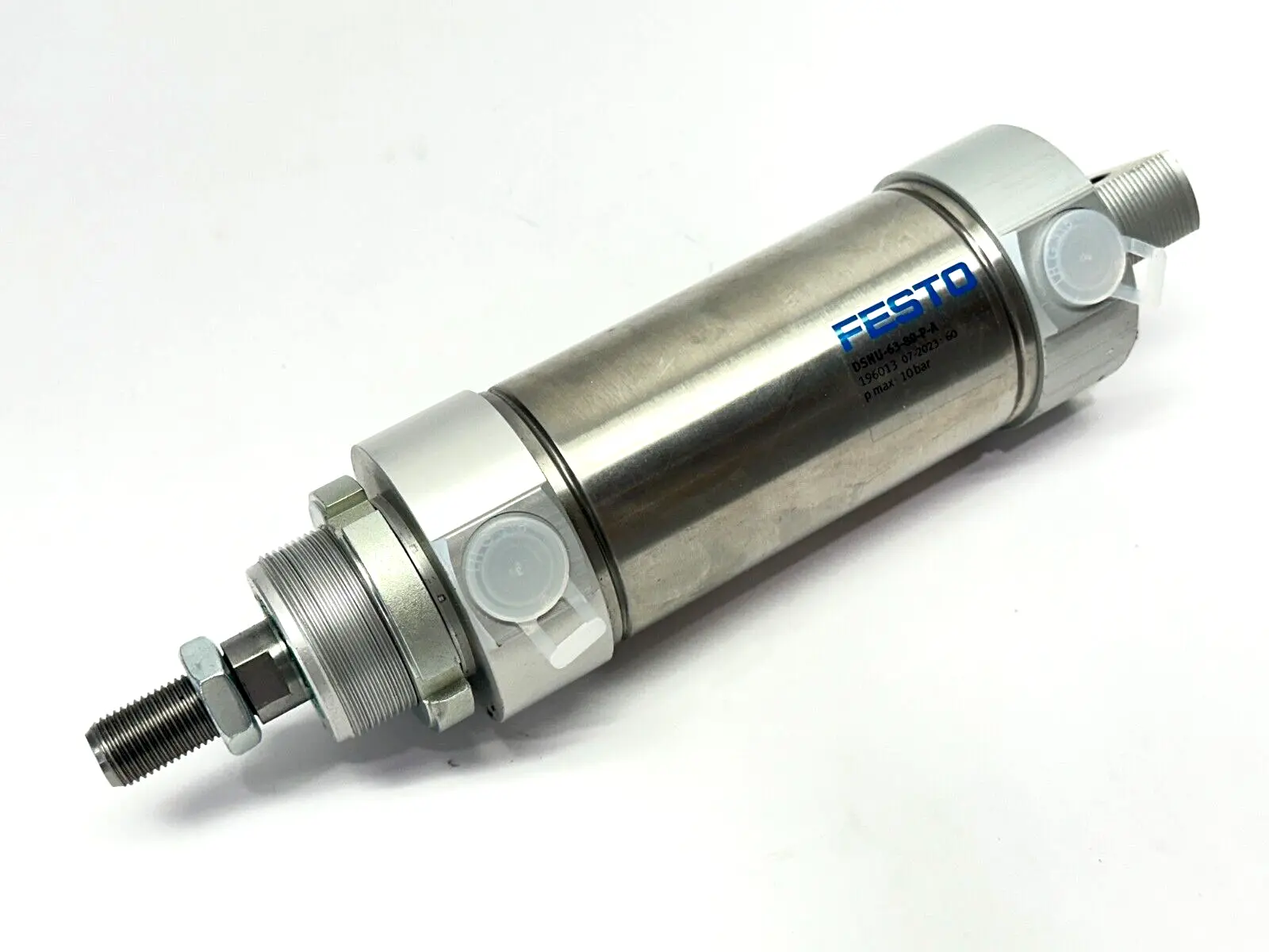 DSNU-63-80-P-A, 196013 | Festo DSNU-63-80-P-A Round-Body Cylinder 63mm Bore, 80mm Stroke 196013 - New Other