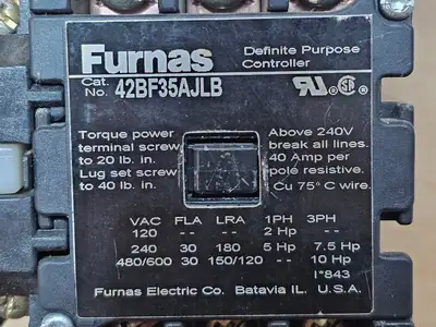 Used FURNAS 42BF35AJLB Switchgears British Columbia CA | Lenmark #1438347