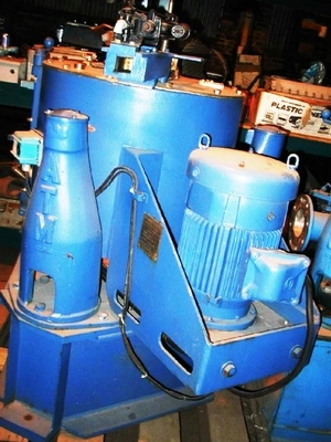 (2) ATM DeLaval 20 x 14 solid bowl basket centrifuges, SS.