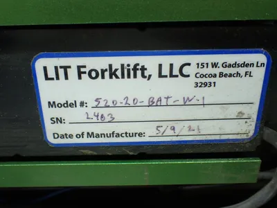Used LIT FORKLIFT 52020BATW1 Forklift Attachments Ohio US | HGR 24 #803593