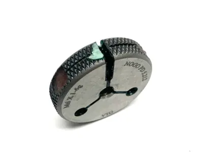 USED VERMONT GAGE THREADED RING GAUGE M6X1-6G NOGO PD 5.212