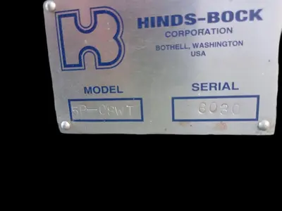 USED HINDS - BOCK CORPORATION 5P-08WT