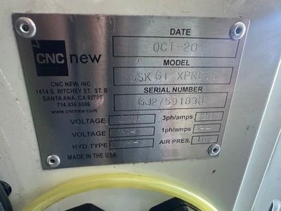 2016 CNC NEW, INC. GSK-GT Express LATHES, CHUCKING, N/C & CNC | Wheeler Machinery Sales (6)