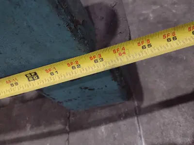 8' x 5' WELDSALE WELDING TABLE LAYOUT ACORN PLATE: YOBRO #24814