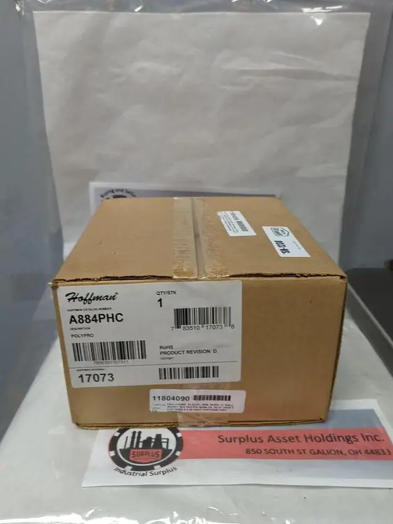New | in-Stock HOFFMAN A884PHC Miscellaneous Equipment (Electrical & Power) Ohio US | Surplus Asset Holdings #1241594
