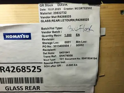 Glass Rear R4268525