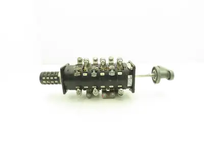 Salzer S608US1A1906-00 Rotary Cam Switch 60A 15-50Hp 208-600V 3PH S213 Selector