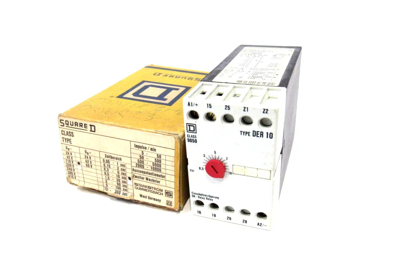 NEW SQUARE D 9050 DER /DERL /-W /-P RELAY 9050DERDERLWP