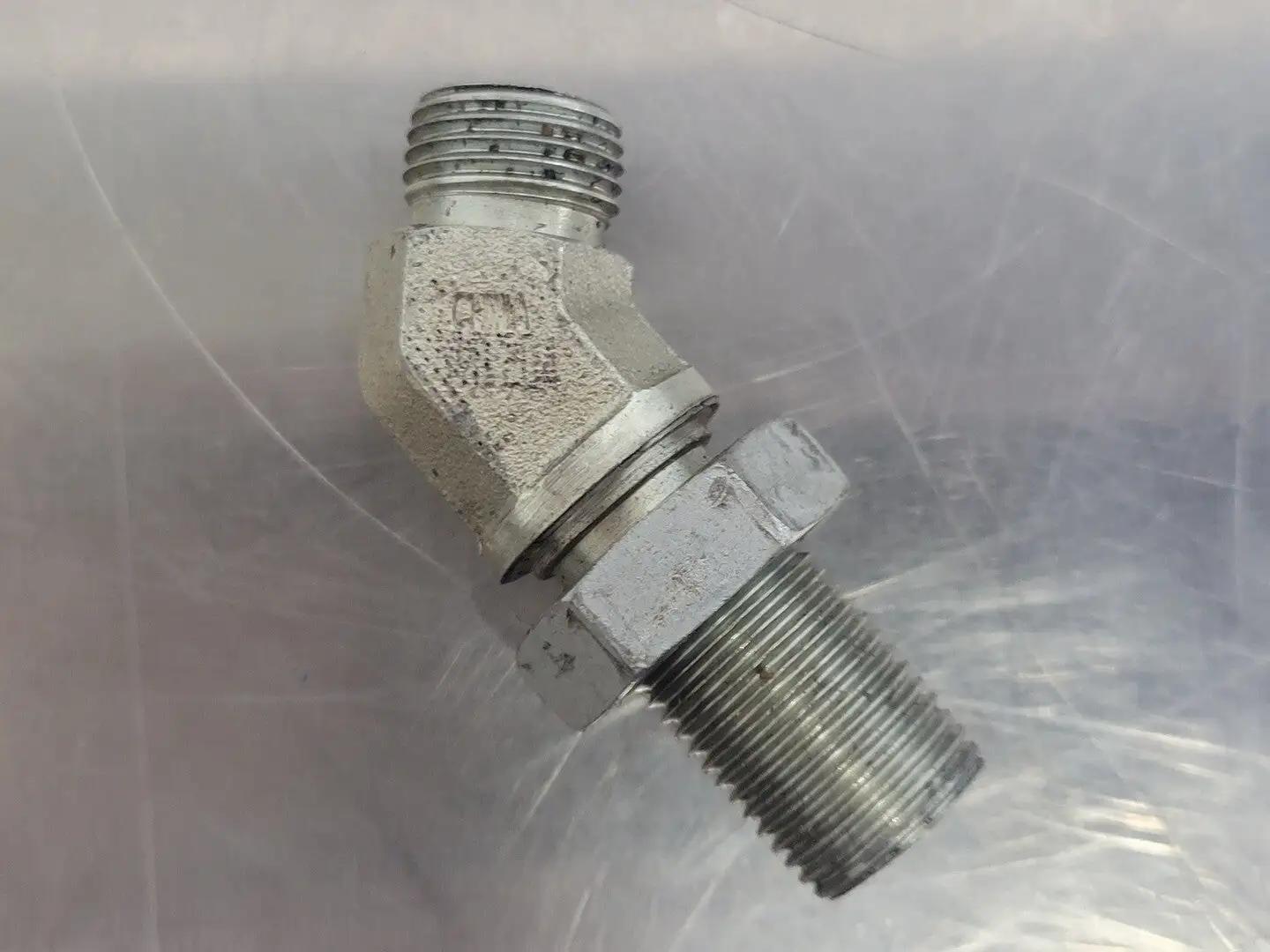 45 Deg Elbow Adapter M-06 ORFS X M-06 ORFS BH 1/2" x 1/2" (Bag of 2)