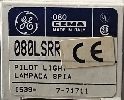 General Eletric 080LSRR Pilot light (cema). Loc4D28