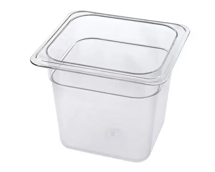 New | in-Stock Atosa New Atosa R04011000354 1/6 Size Polycarbonate Pan, 6" Deep Steam Pans Illinois US | Falcon Restaurant Supply #1375324