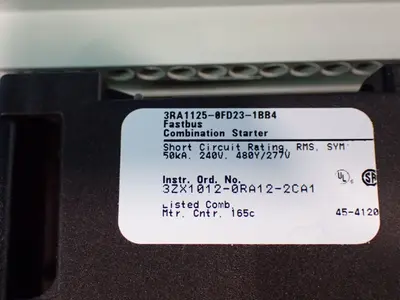 New | in-Stock SIEMENS 3RA11250FD231BB4 Starters Ohio US | HGR 24 #1186289