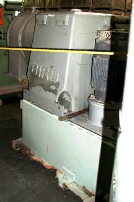 Bird/Escher-Wyss ML-500 2-stage pusher centrifuge, SS.