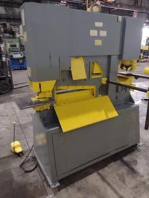110 TON GEKA MODEL #HYD-110 HYDRUALIC IRONWORKER, NEW 1999: YOBRO #23975