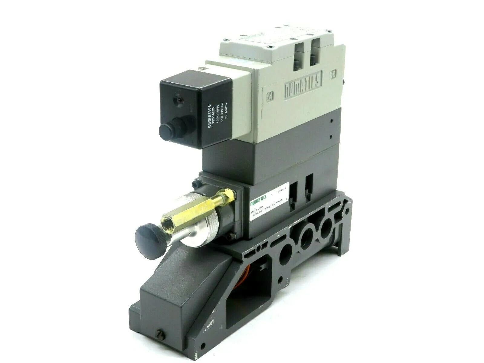 NEW NUMATICS IS055992 PNEUMATIC VALVE W/REGULATOR 123RS100JP00000