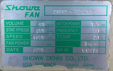 USED SHOWA DENKI CO. C1V10-R2S2AM