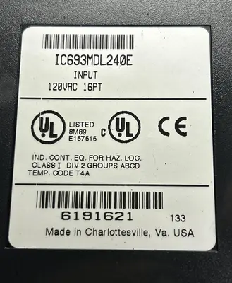 USED GE FANUC IC693MDL240E