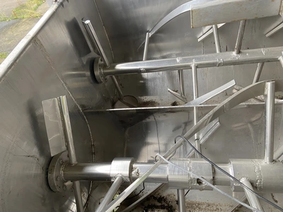 2,000L S/S Gardner Twin U Trough Mixer