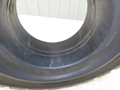 GS-Solid 18X7-8 4.33 Forklift Tire Resilient Solid Traction Black