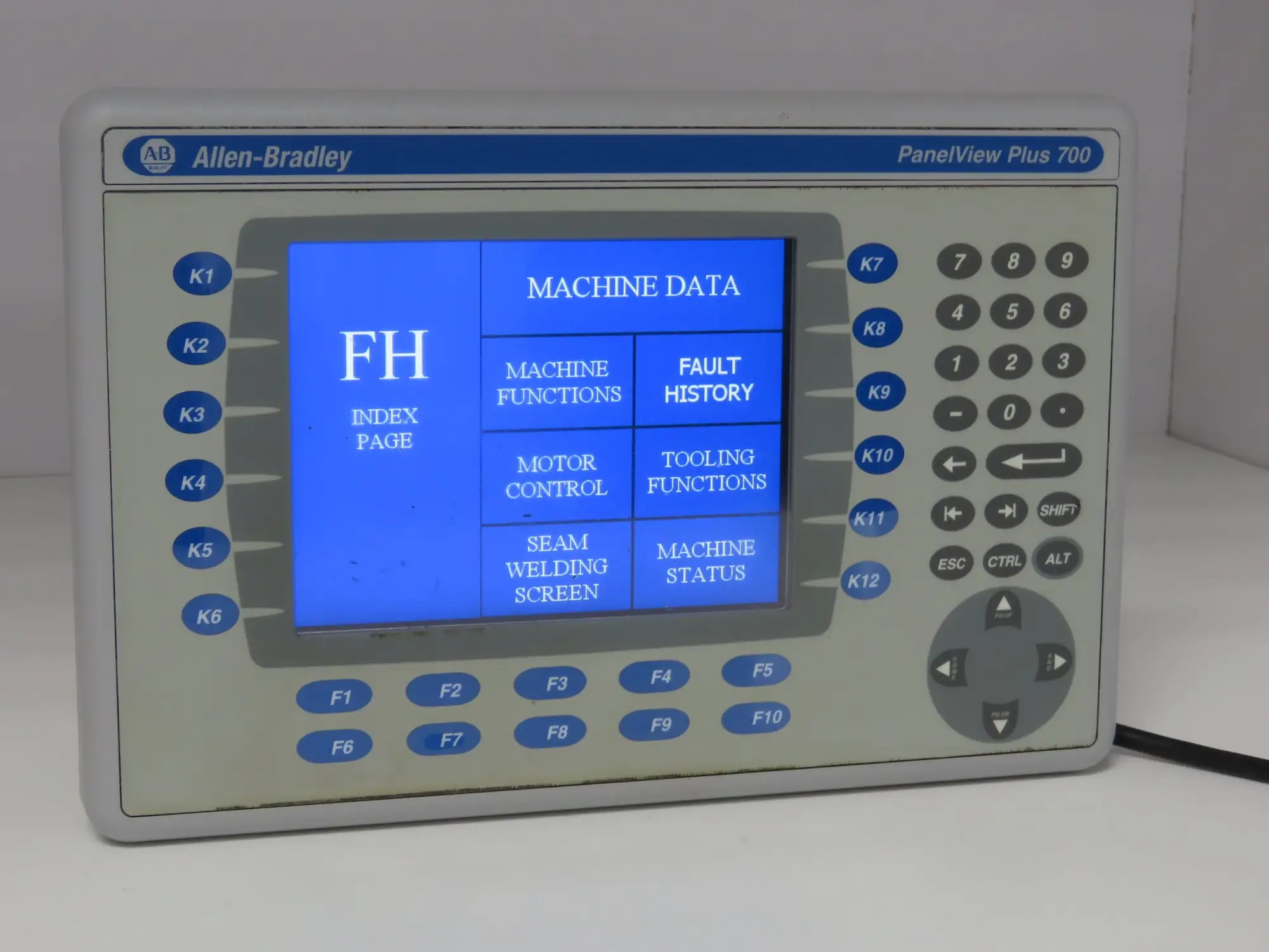 Allen Bradley 2711P-B7C4A8 PanelView Plus 700 Graphic Touch Terminal 2711P-RDB7C