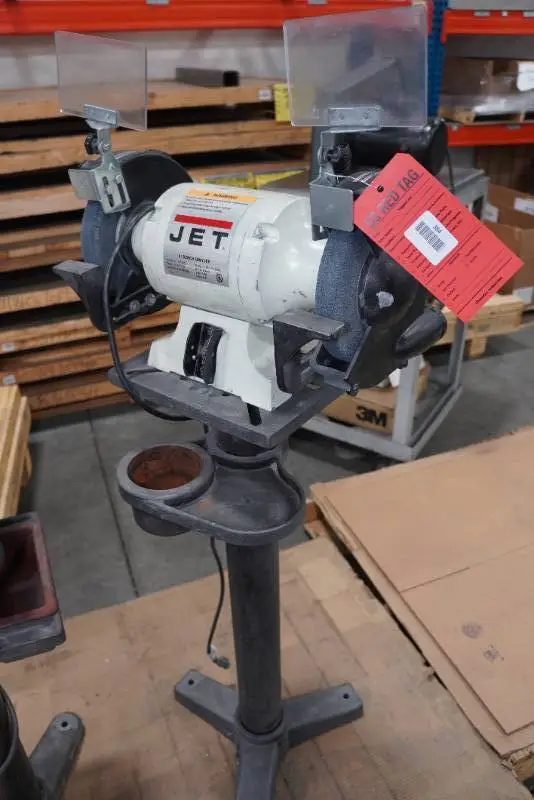 Jet JBG-8A 8" Bench Grinder on Stand