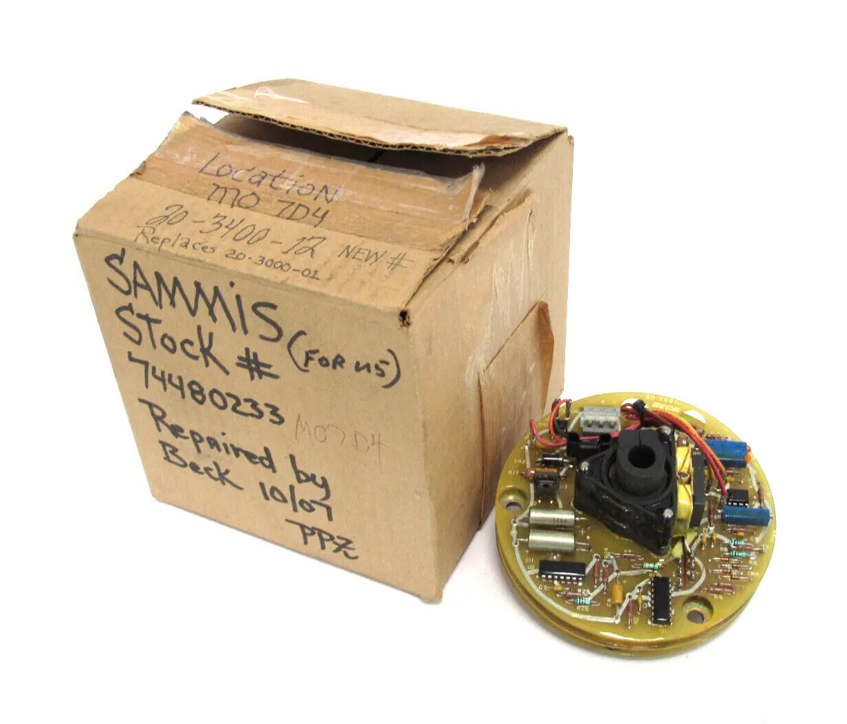 USED BECK 20-3400-12 POSITION SENSOR 20-3400-12 20-2992-02 20-2991 20340012