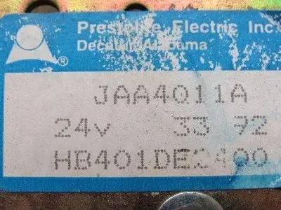 Prestolite Electric JAA4011A 24V Relay Contactor From a Raymond 019-E6OL Lift