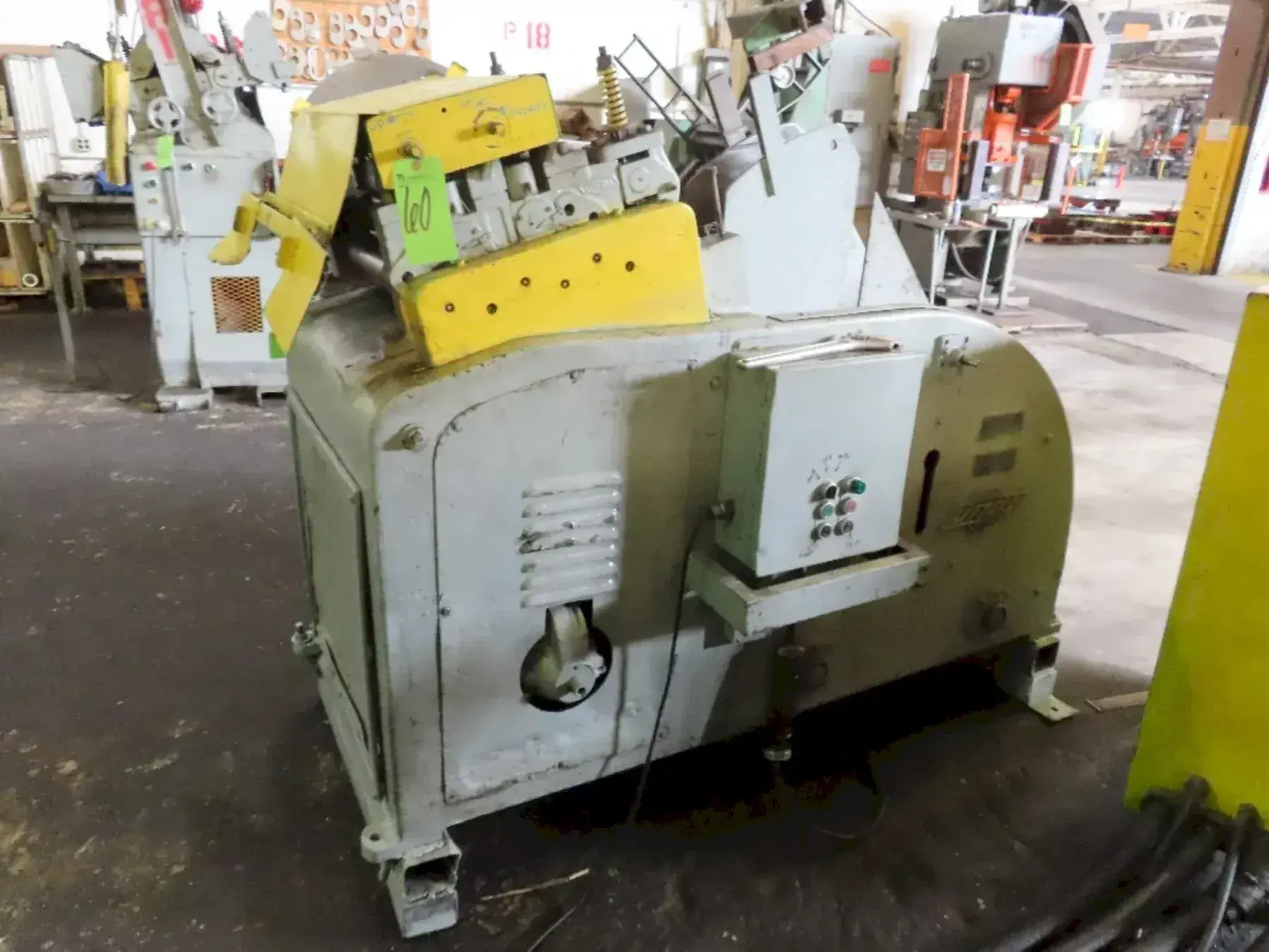 4,000 LBS X 18" LITTELL MODEL #CC40 COIL CRADLE STRAIGHTENER: YOBRO #24883
