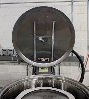 Bock GP-130 30 x 18 perforate basket centrifuge, 304SS.