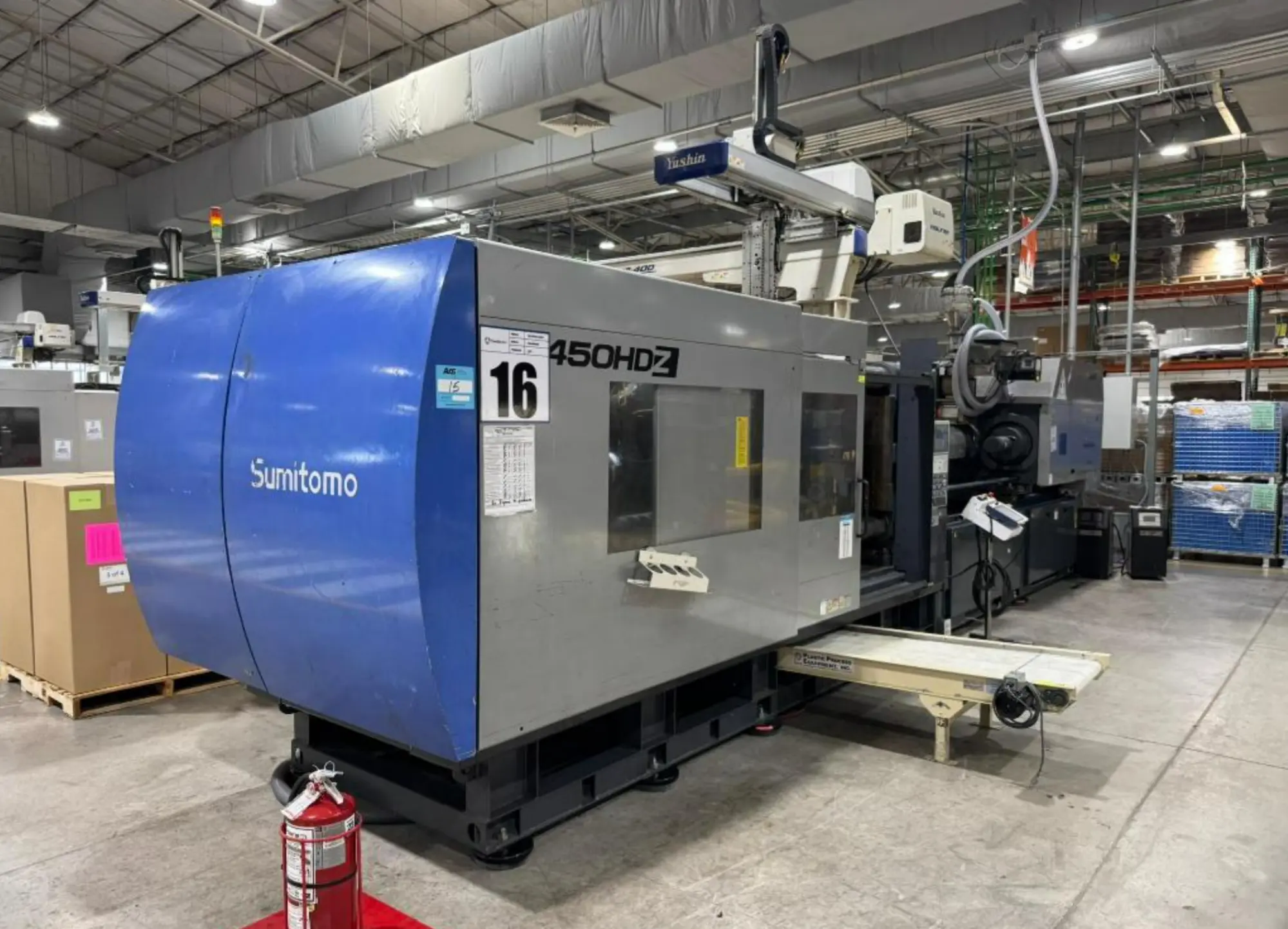Used 2014 SUMITOMO SE450HDZ-C3000 Injection Molding Machines California US | Machinery Network #1438229