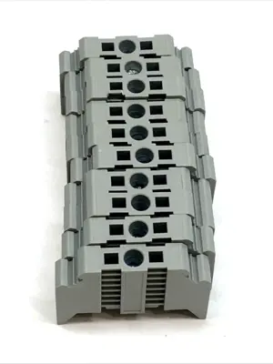 E/NS 35 N | Phoenix Contact E/NS 35 Terminal End Bracket DIN Rail Gray NS35 LOT OF 10 - Used