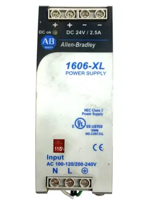 Used Allen Bradley Power Supply 24VDC 2.5A, 60W DIN Rail SER.A DIN Rail Power Supplies Michigan US | Maverick Industrial Sales #1391747
