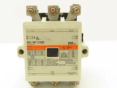 Fuji SC-N7(152) Motor Starter Contactor 3-Pole 150A 100Hp 120V Coil